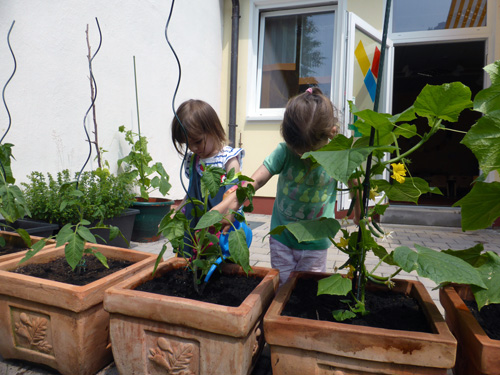 Montessori Kinderhaus Im Juni